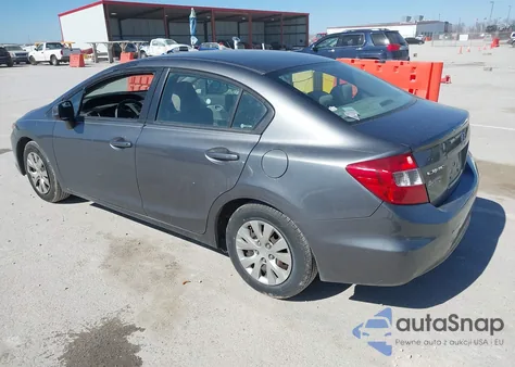 2012 Honda Civic Lx from USA, damaged, VIN 19XFB2F50CE040111